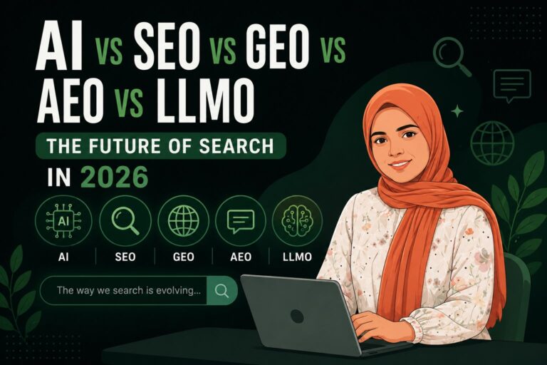 SEO VS GEO VS AEO VS LLMO: Understanding the Future of Search in 2026